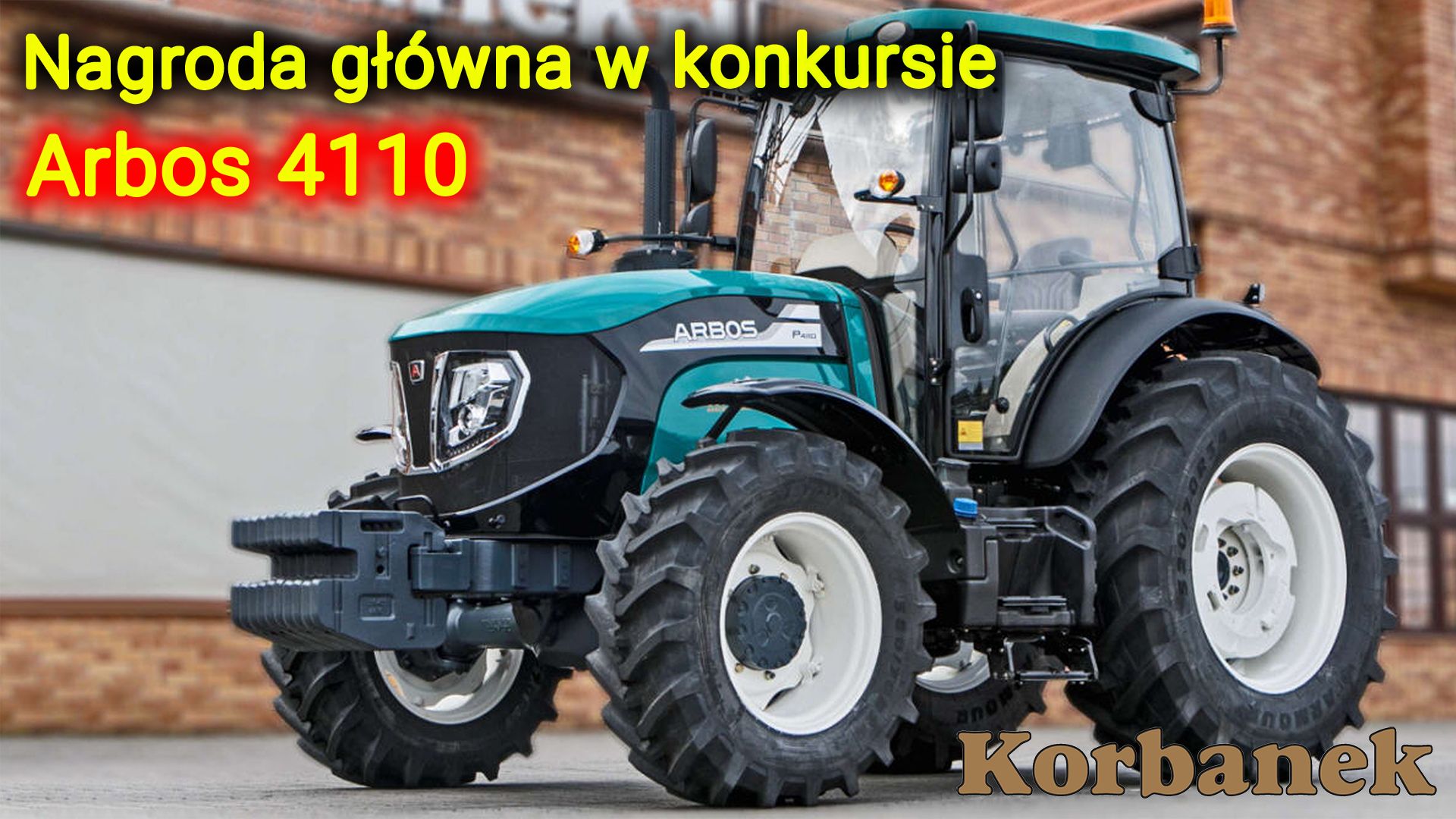 Ciągnik Arbos 4110 nagroda główna w konkursie top agrar - z oferty firmy Korbanek