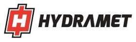 Obrazek przedstawiający logo marki Hydramet, produkujacej ładowacze czołowe, sprzedawane przez korbanek.pl. 