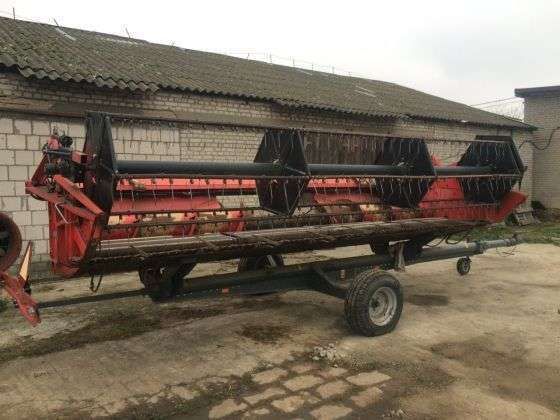 Transport hederu headeru kombajn zbożowy massey ferguson 7256 al