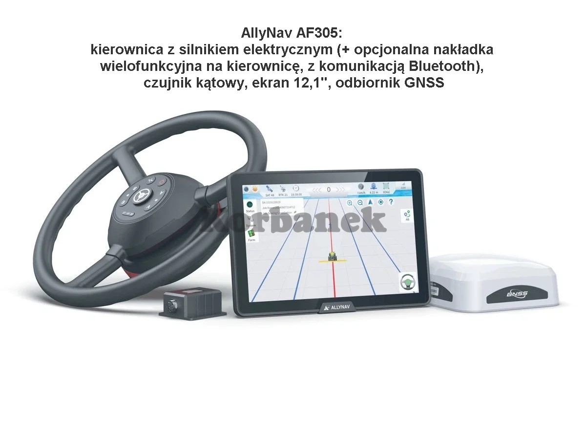 Nawigacja rolnicza AllyNav AF305 z ekranem 12,1''