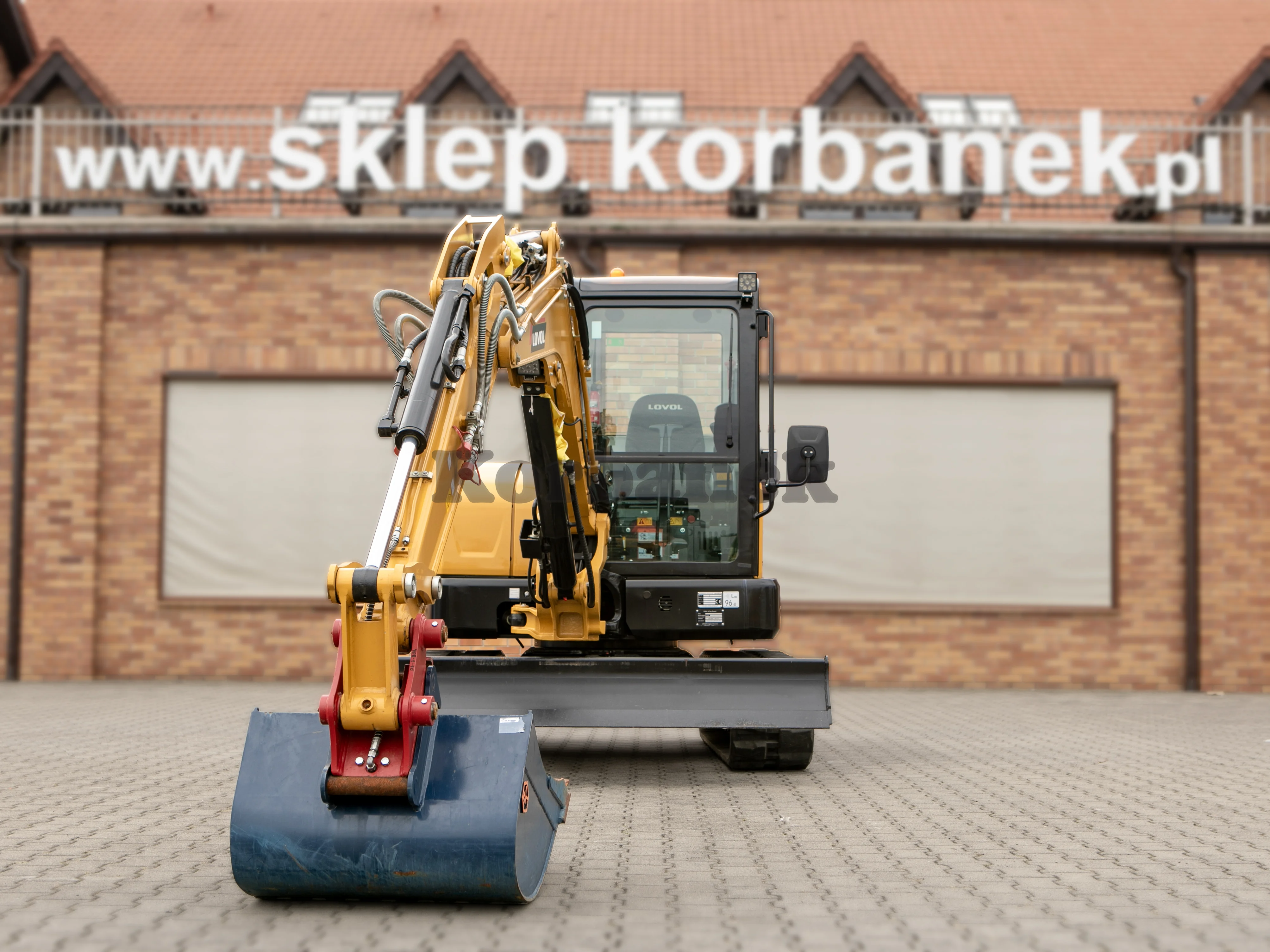 Mini koparka gąsienicowa Lovol FR55F-u