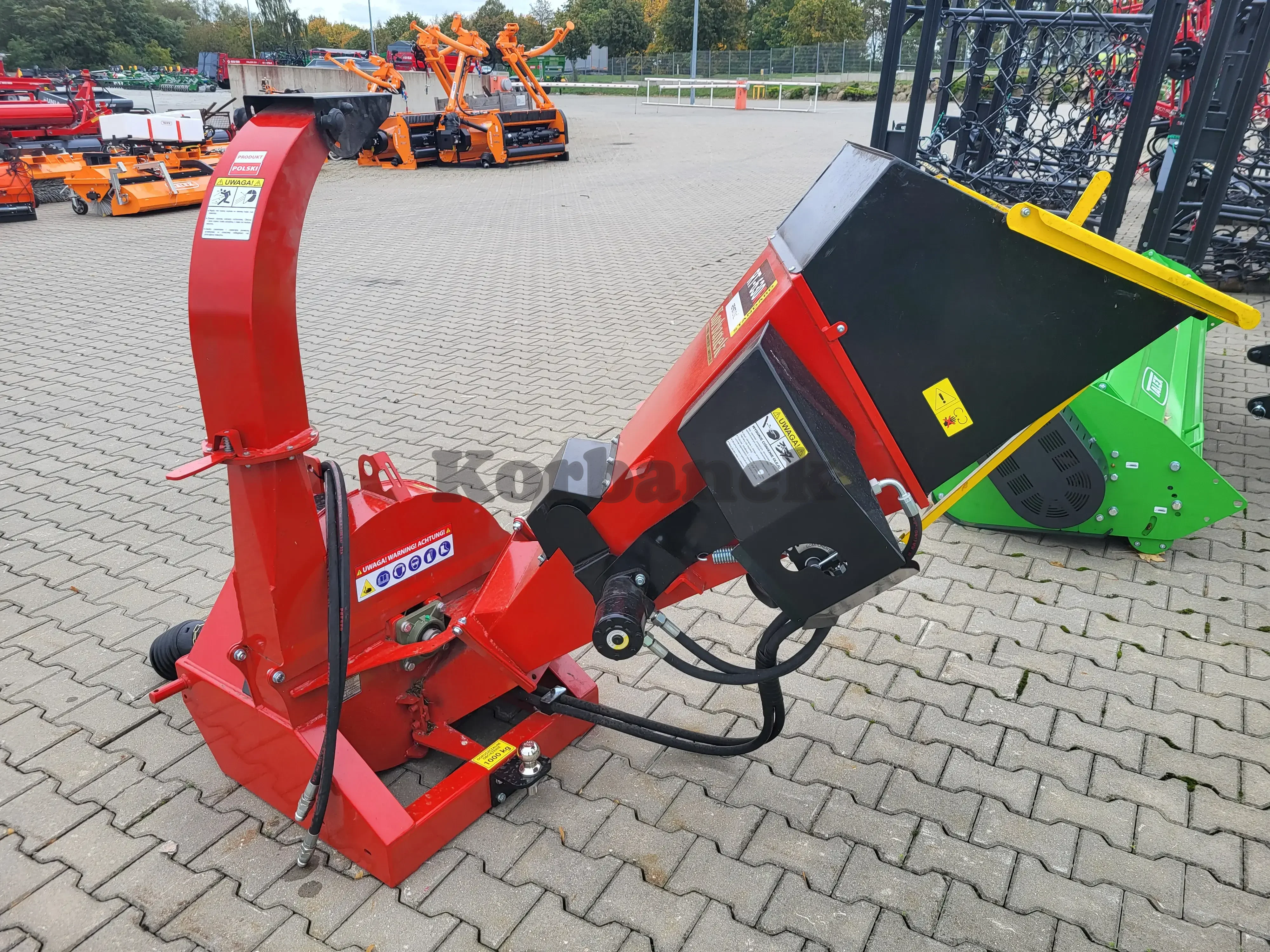 Rębak do gałęzi REMET CNC typ RT-630R