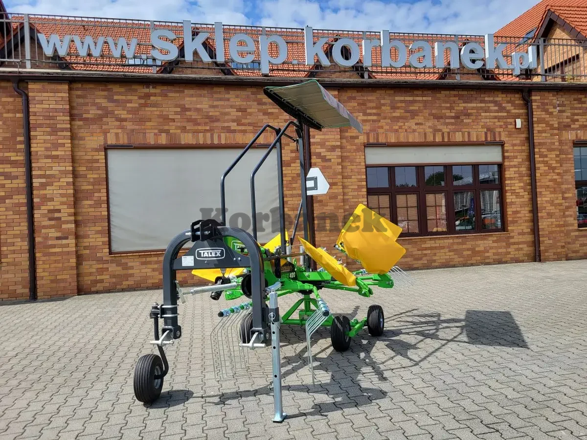SPYDER 420 zawieszana zgrabiarka 1-wirnikowa firmy TALEX