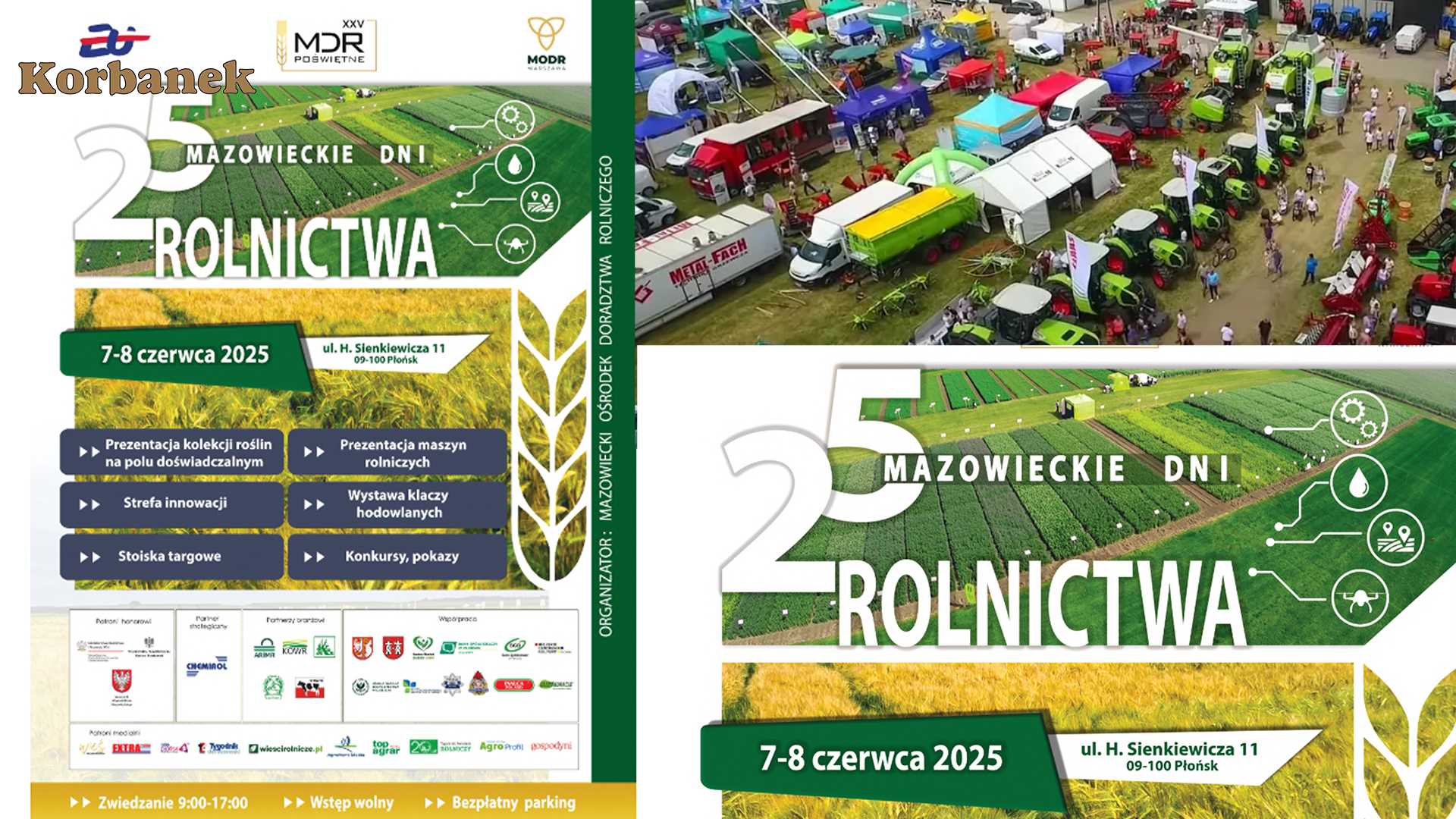 Na Mazowieckich Dniach Rolnictwa w Płońsku będzie można zobaczyć na stoisku Rol-Brat maszyny z oferty Korbanek