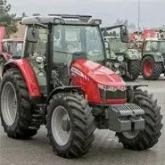 fabrycznie nowy ciągnik Massey Ferguson 5600 z obciążnikami i przeszklonym dachem