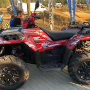 Quad jako ciągnik rolniczy Polaris Sportsman XP 1000 Husar www.korbanek.pl