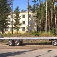 Przyczepa rolnicza do bel firmy cynkomet typ T-608