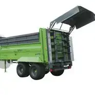 rozrzutnik obornika Unia tytan Premium z pionowym aplikatorem do 14 ton oferta korbanek.pl