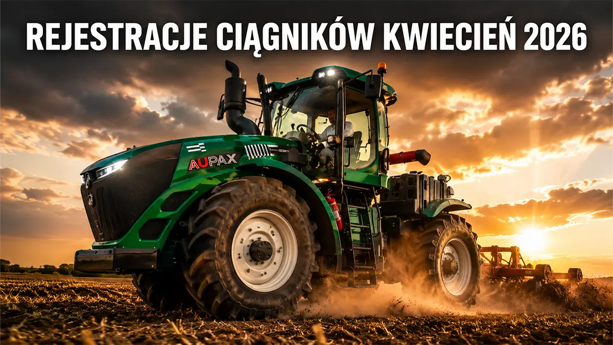 REJESTRACJE CIĄGNIKÓW NOWYCH W POLSCE - KWIECIEŃ 2026 PODSUMOWANIE REJESTRACJE CIĄGNIKÓW NOWYCH W POLSCE - KWIECIEŃ 2026 PODSUMOWANIE
