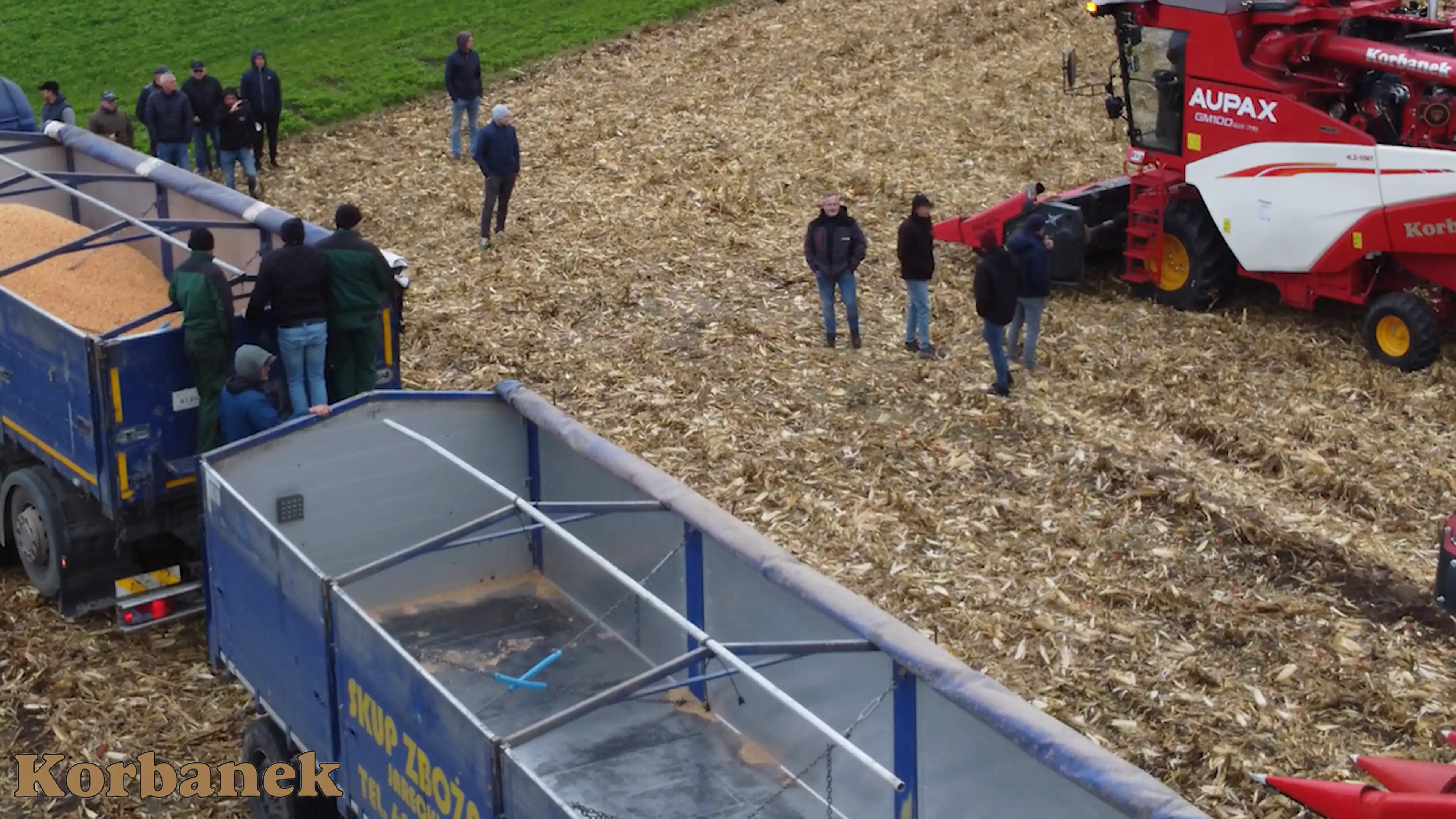 Pokazy kombajnów Aupax zorganizowane przez Rol-Brat wypadły bardzo dobrze i przyciągnęły duzo Klientów