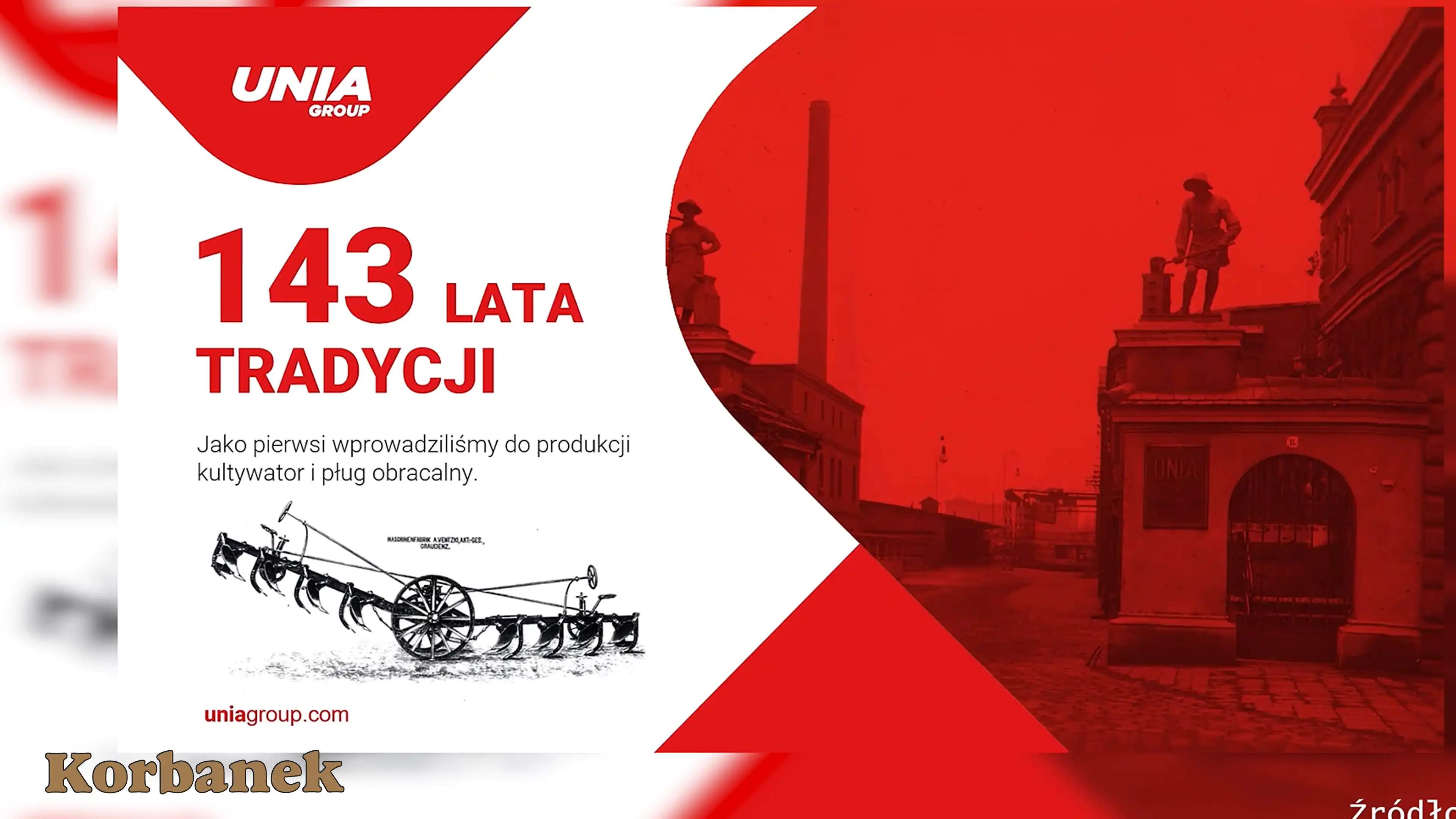 Od ponad 140 lat Unia produkuje maszyny rolnicze