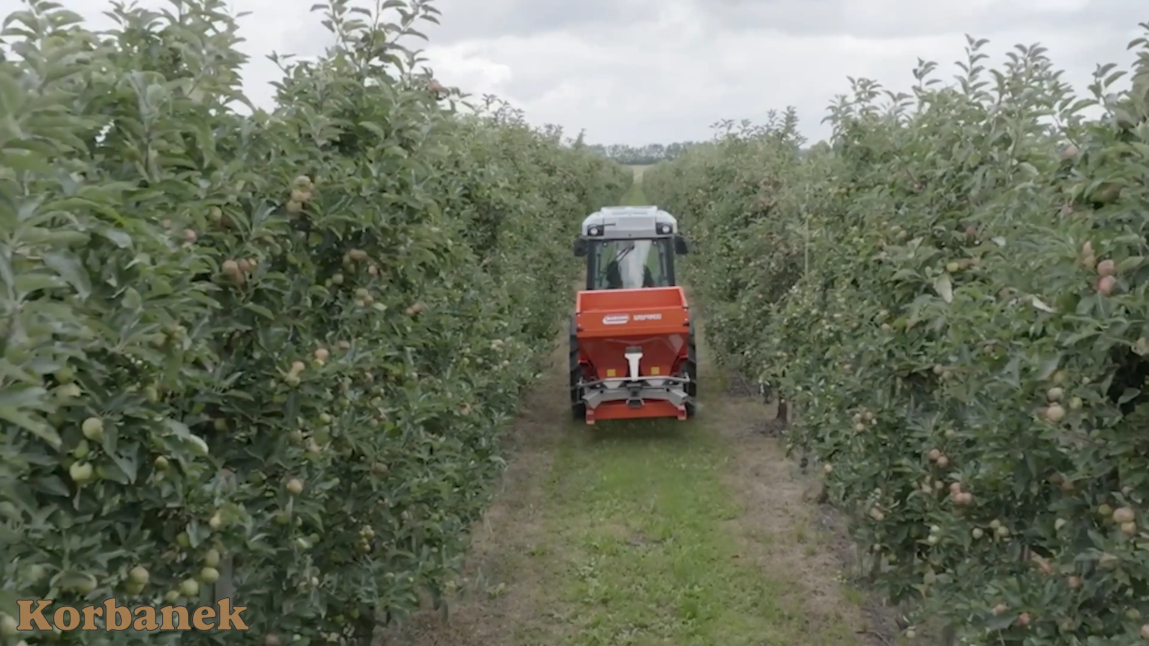 Rozsiewacz Primo S poprzez swoje kompaktowe gabaryty świetnie sprawdziw się w sadach