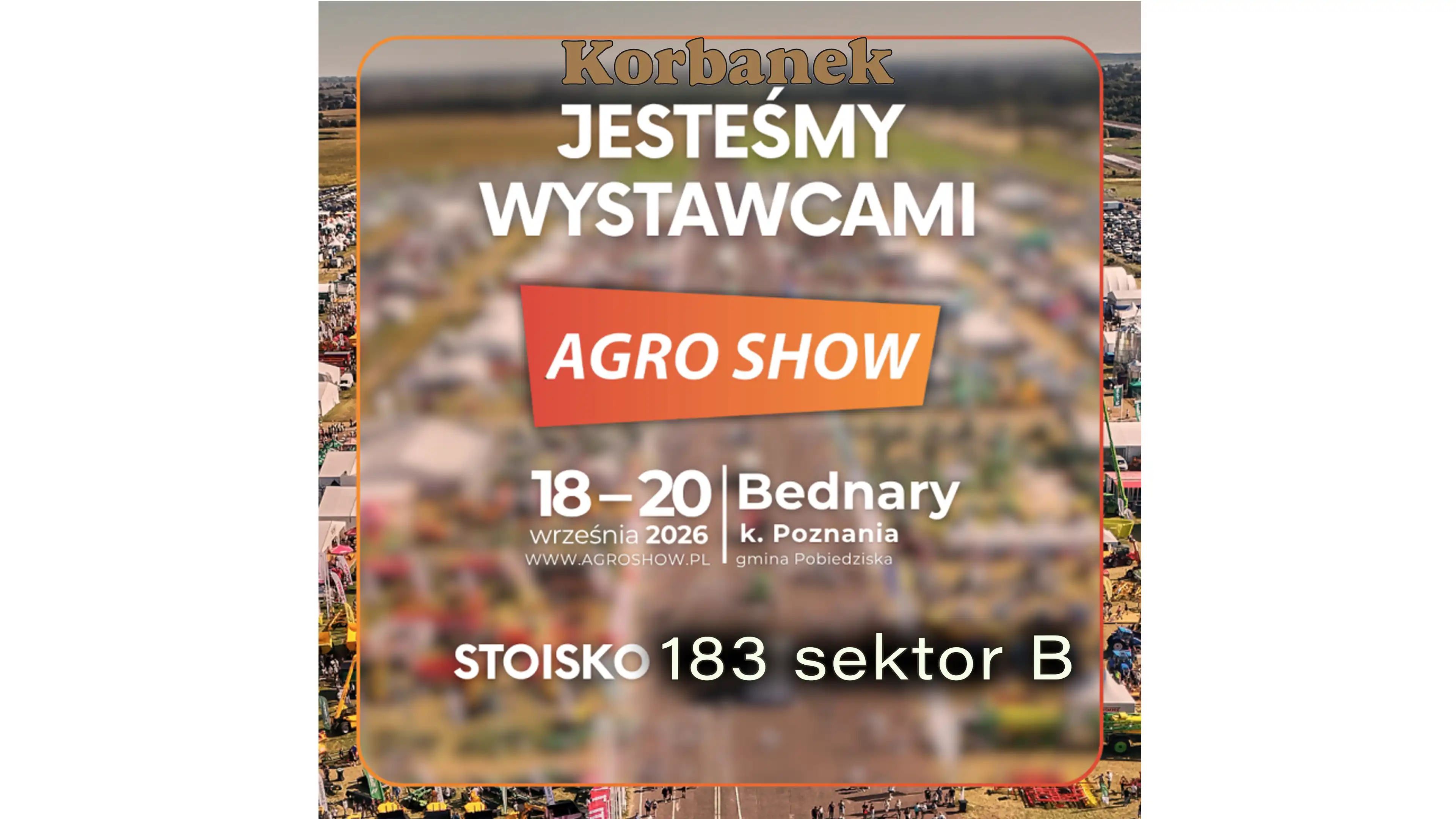 Od lat firma Korbanek ma swoje stoisko w tym samym miejscu przy głównym pasie lotnsika Bednary