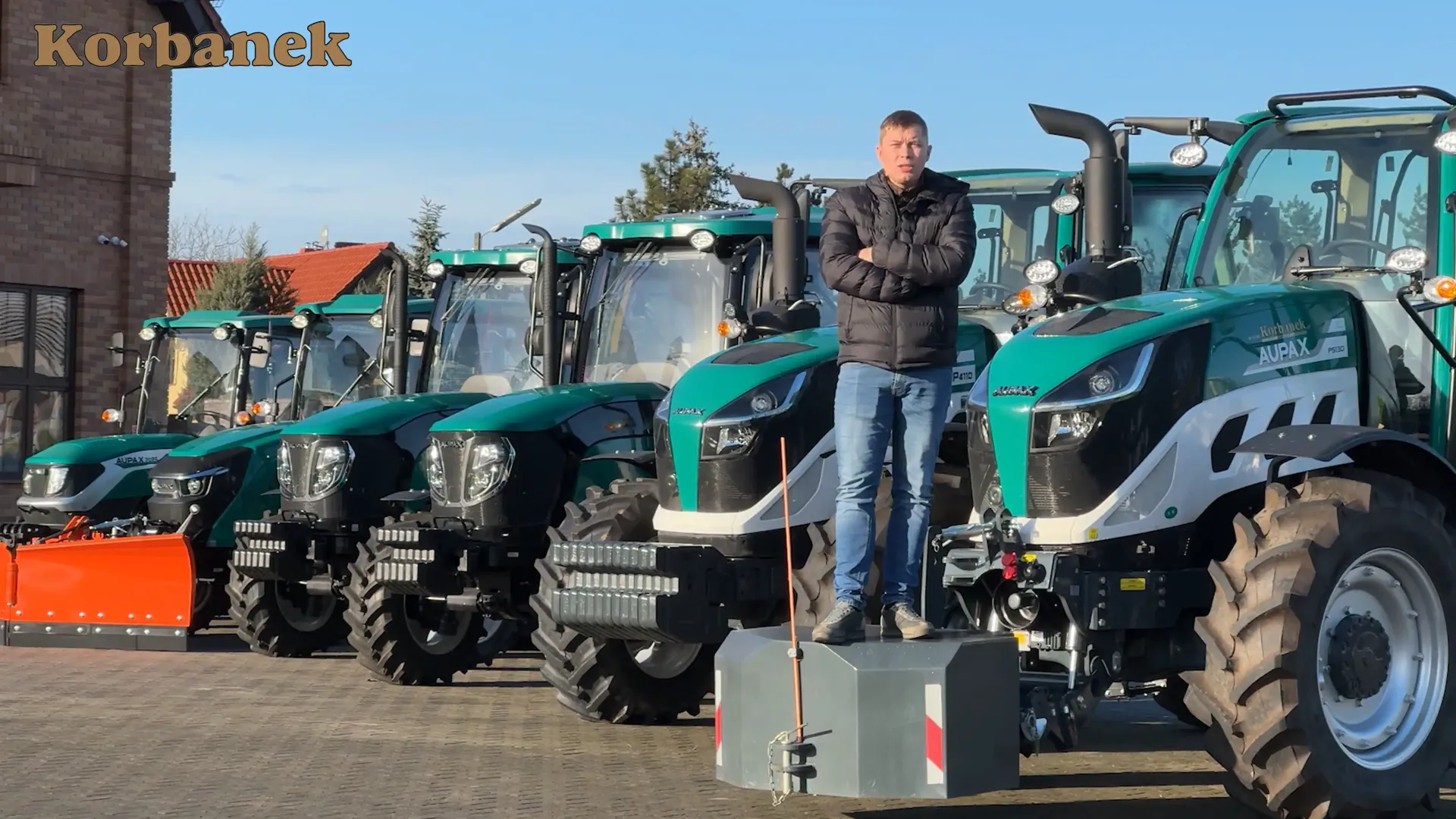 Ciągniki Aupax od 25 do 130 Km dostepne w firmie Korbanek Cała gama modeli ciągnikow Aupax dostępnych w firmie Korbanek