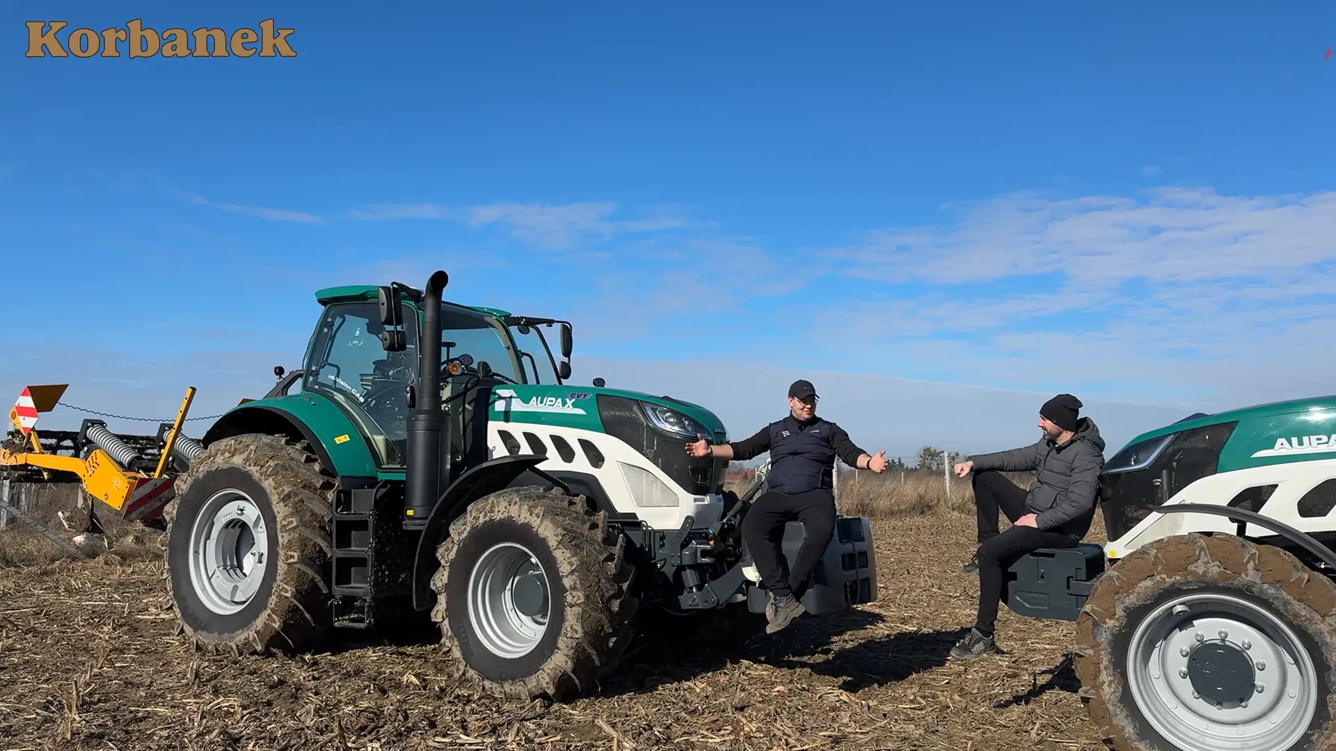 Nowości od Aupax - ciągniki 5140 i 7240 w akcji na polu Wiosenna orska - testujemy w trudnych warunkach nowe ciągniki Aupax 5140 i 7240