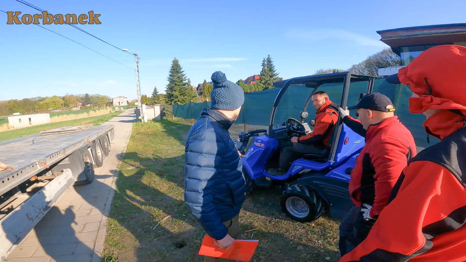 Nowa maszyna MultiOne  - Pana Adama, który prowadzi firmę zajmująca się projektowaniem i wykonywaniem ogrodów w Rybniku