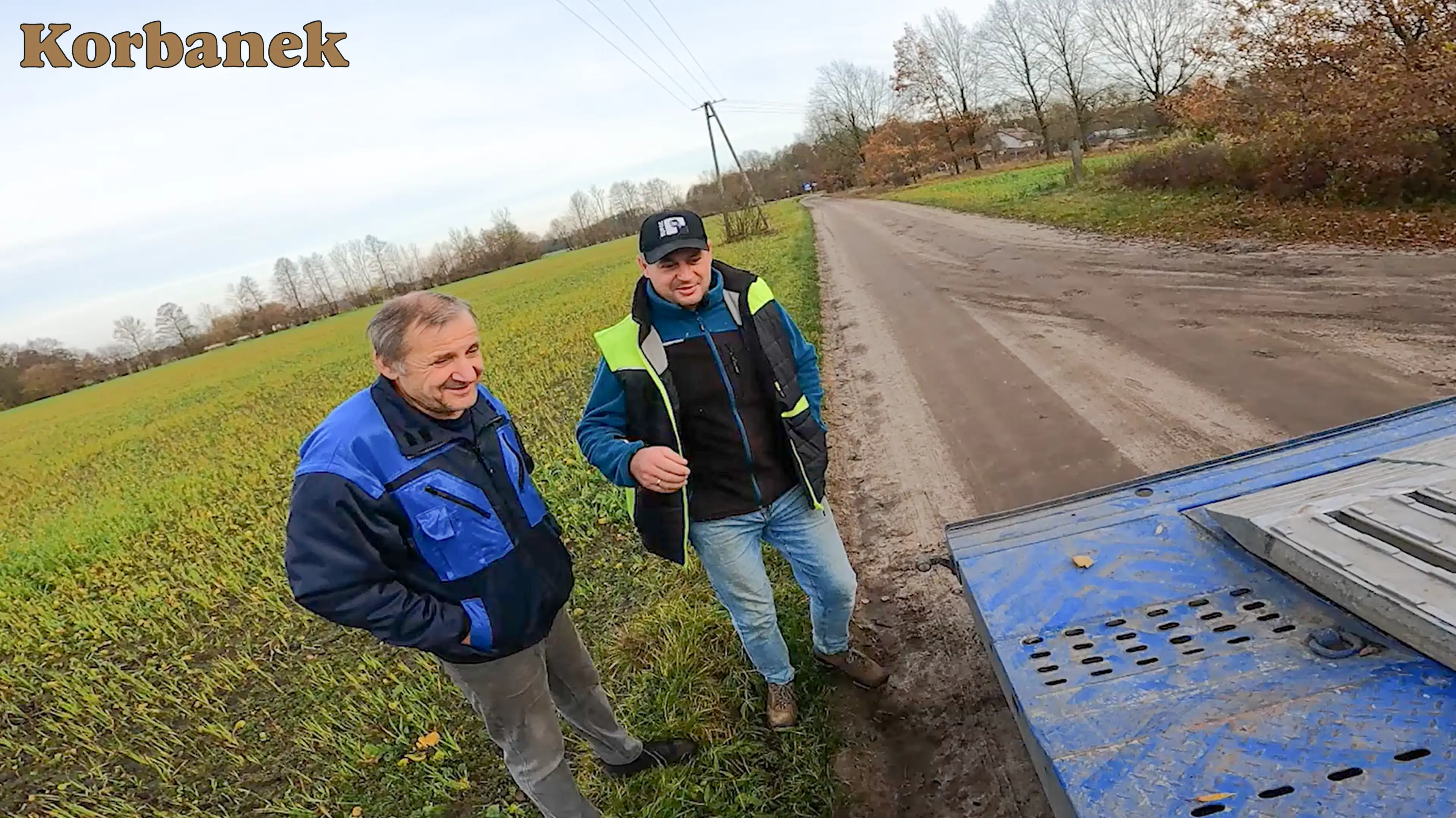 Podczas odbioru nowego nabytku Panu Andrzejowi towarzyszył syn