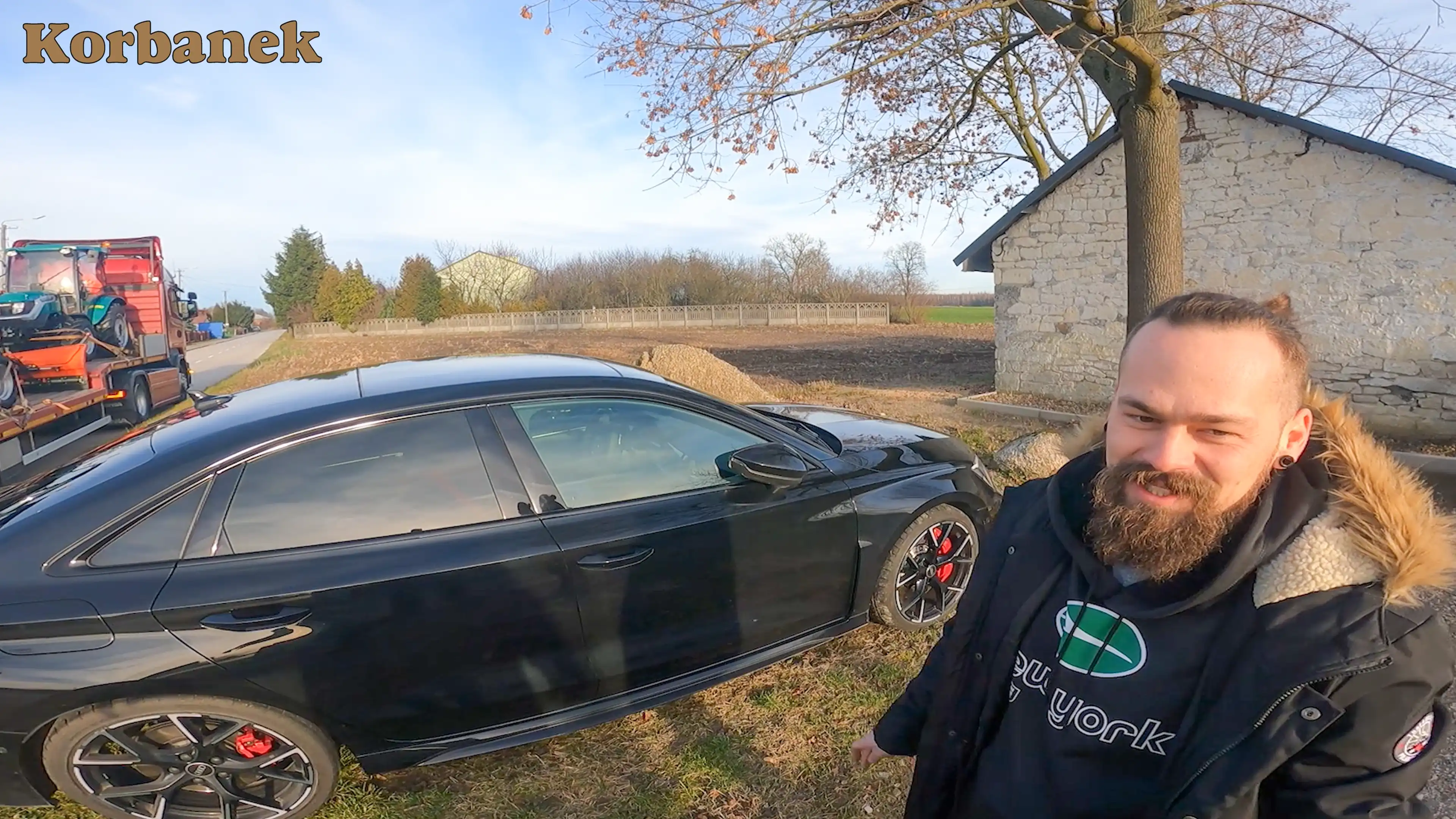 Pan Mateusz nie ukrywał radości  nowego nabytku, powiedział: "cieszę się bardziej niż z nowego auta"