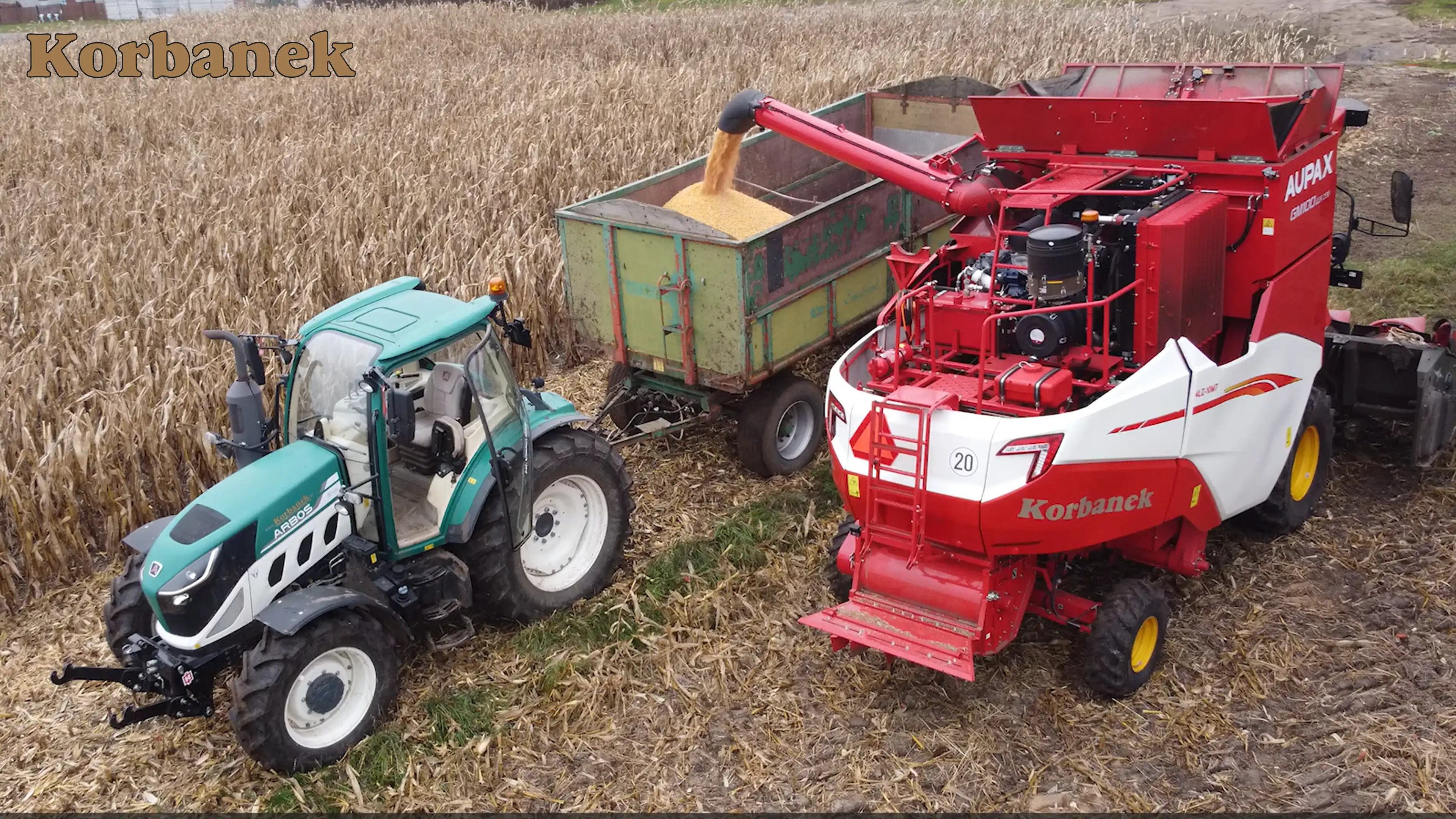 GM100 - kompaktowy kombajn zbożowy marki AUPAX to maszyna charakteryzuje się podnadprzeciętną wydajnością na polu Kombajn Aupax GM 100 to rotorowy kombajn o komapaktowych wymiarach
