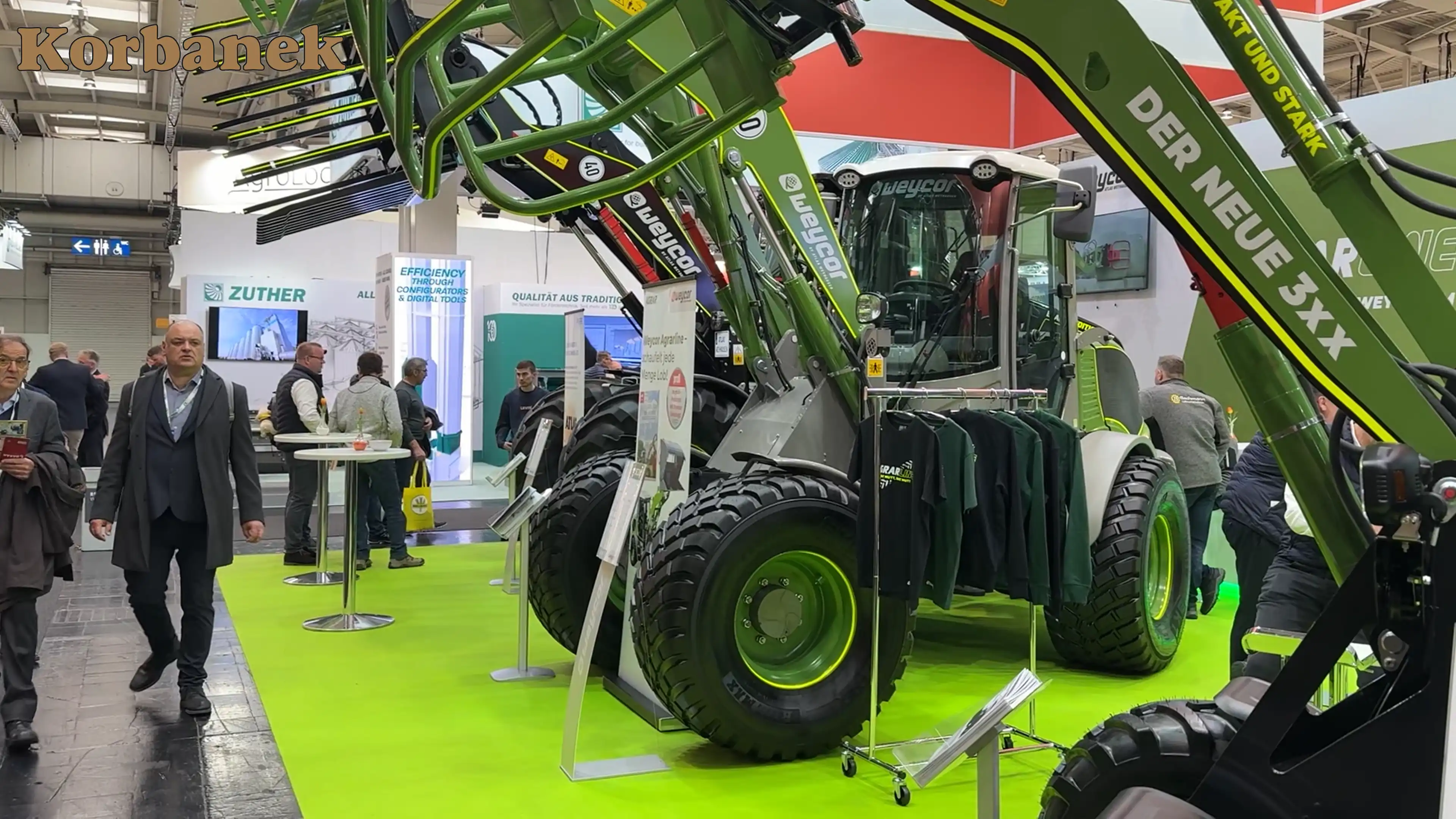 Nowa rolnicza wersja ładowarki Weycor w zielonych kolorach