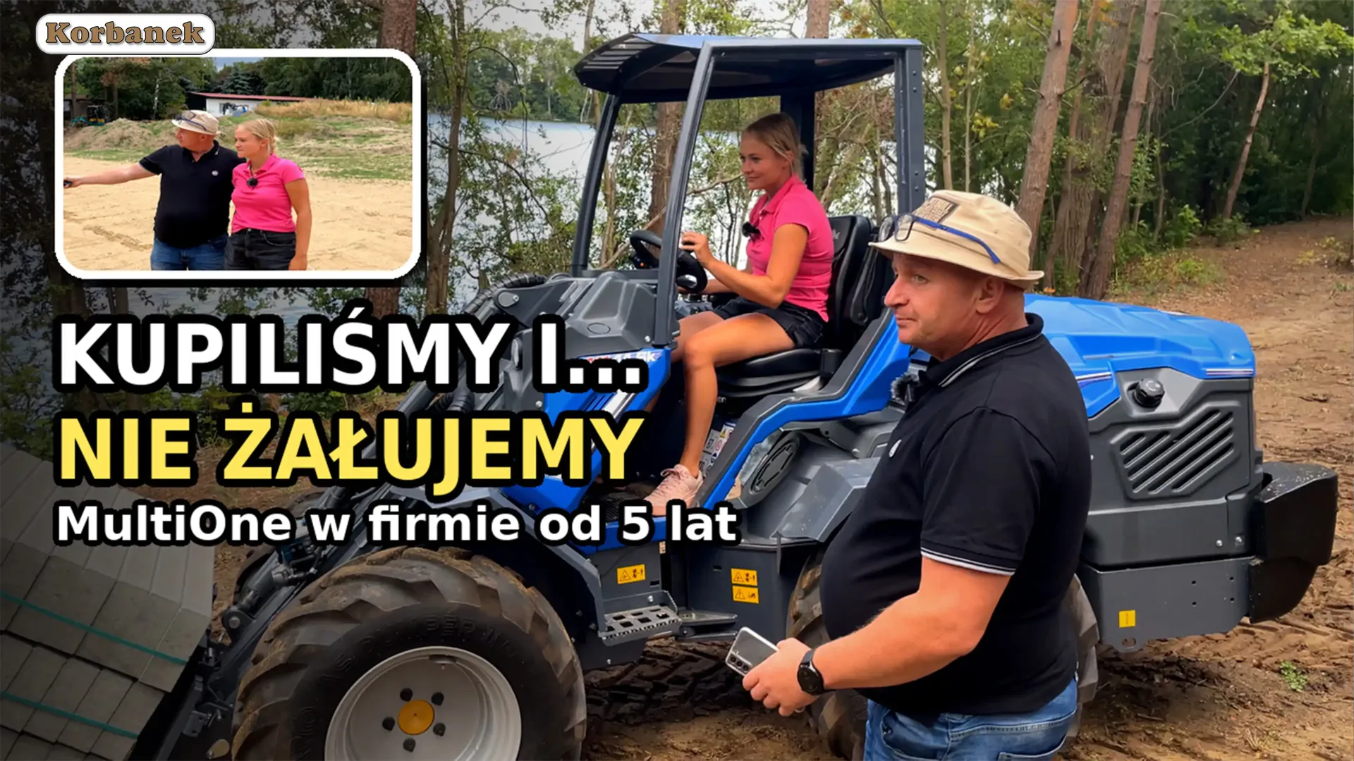 Rodzinna firma ogrodniczo-budowlana wybrała miniładowarkę Multione Miniładowarka multione w rodzinnej firmie