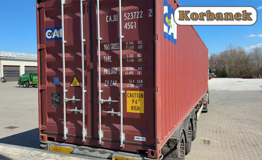 dostawa kontenerowa