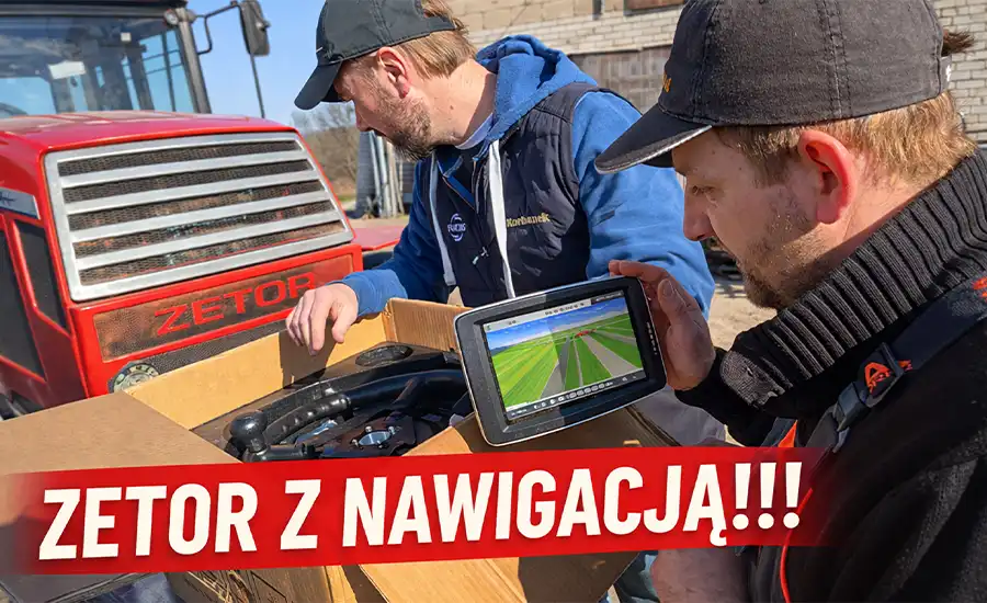 Nawigacja Zetor Maćka doposażony w nawigację