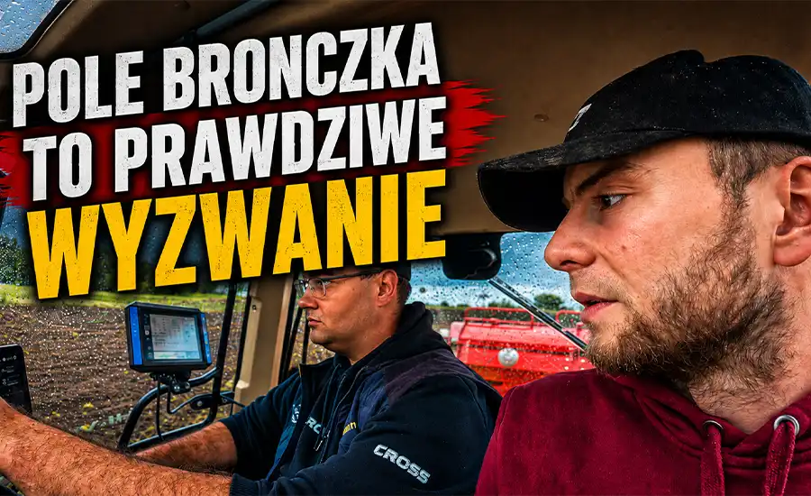 Bronczek sieje kukurydzę