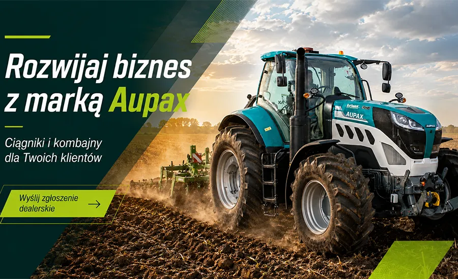 Sieć sprzedaży maszyn Aupax