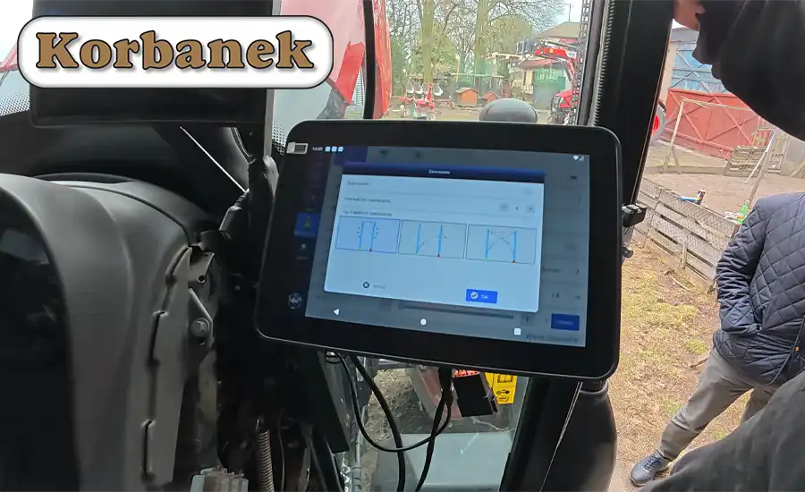 Nawigacja rolnicza z prowadzeniem równoległym