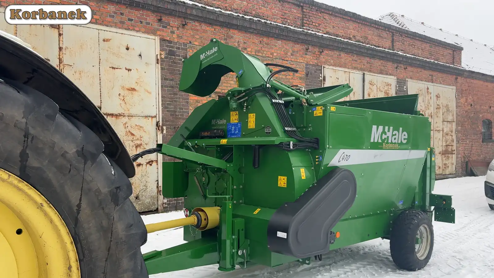 Ścielarki McHale podczas pracy