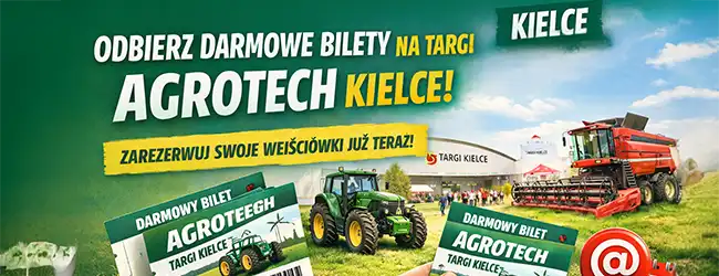 BILETY ZA DARMO NA AGROTECH KIELCE