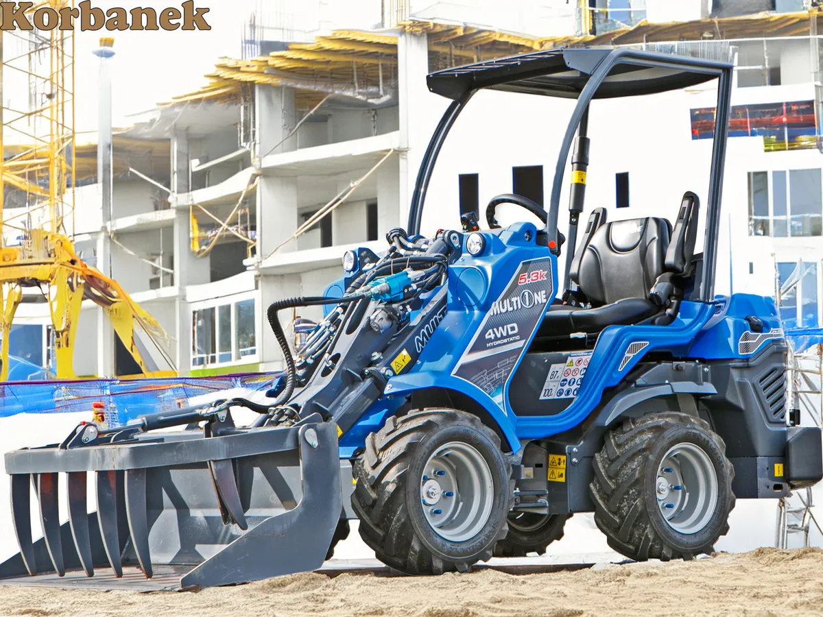 Ładowarka MultiOne MultiOne na palcu budowy