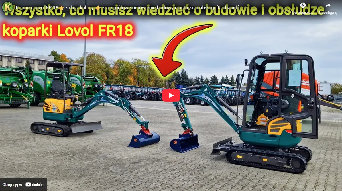 Koparki Lovol FR18 Film