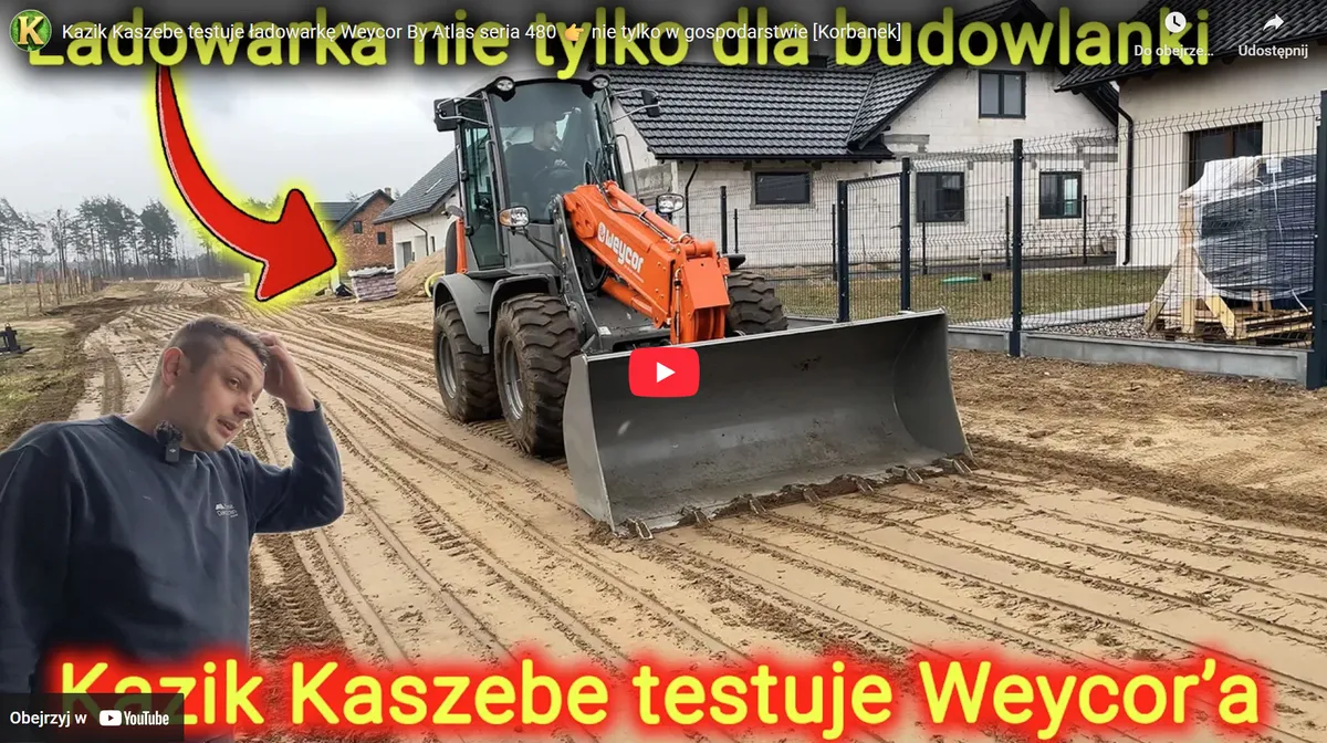 Kazik Kaszebe testuje Weycora Film