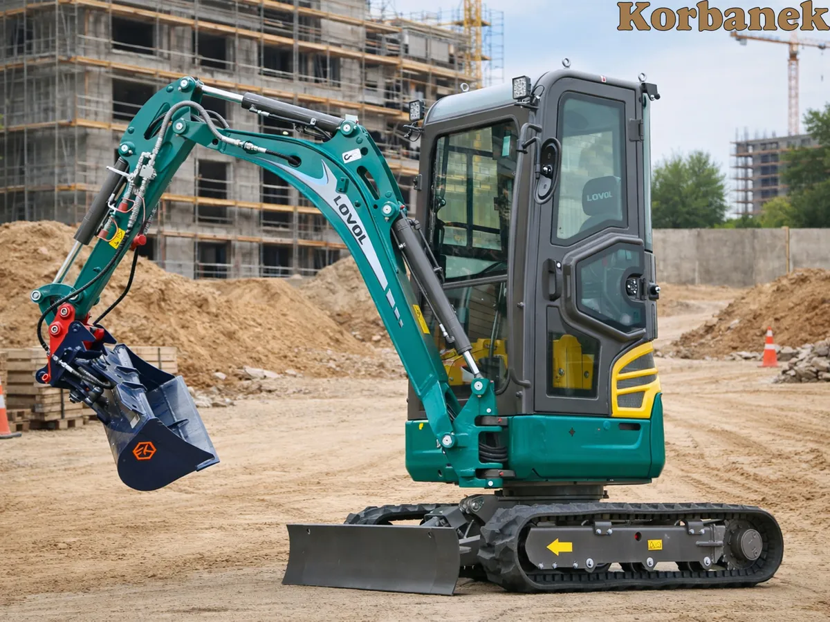 Minikoparka z kabiną Chińska minikoparka Lovol