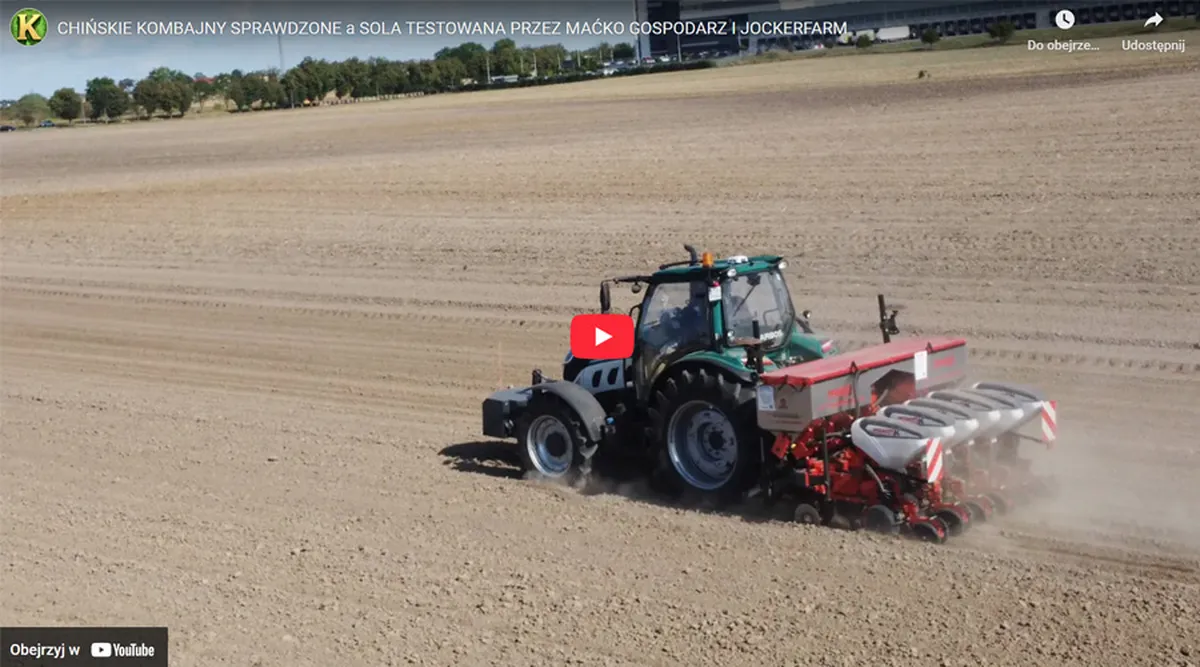 Siew maszyną Sola Prosem K Film