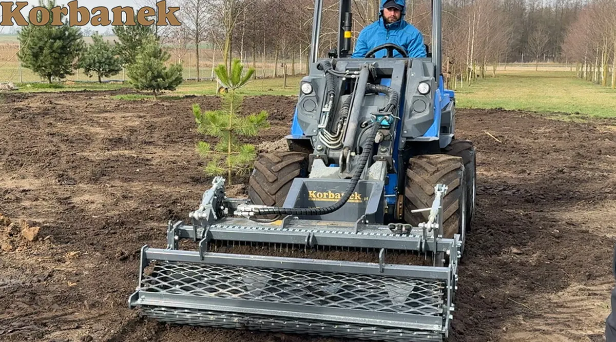 Praca glebogryzarką separacyjną z ładowarką MultiOne Praca MultiOne
