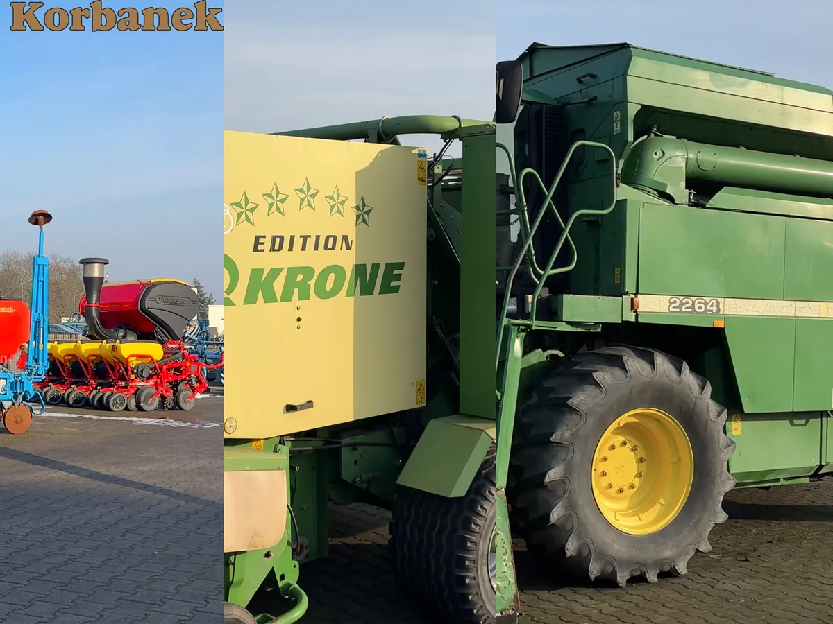 John Deere, Krone, siewniki Vaderstad, Monosem