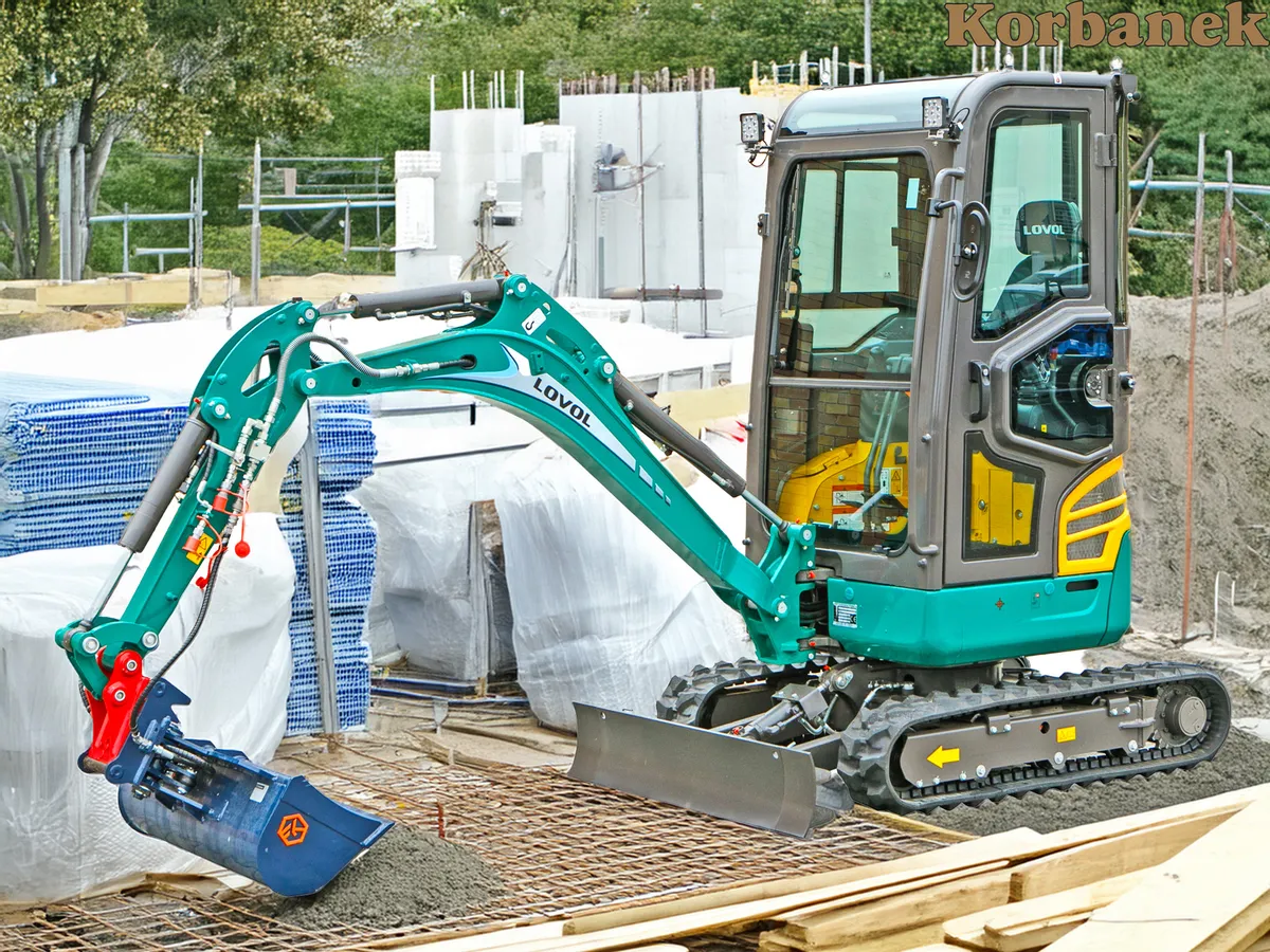 W jakie łyżki można doposażyć minikoparkę Lovol