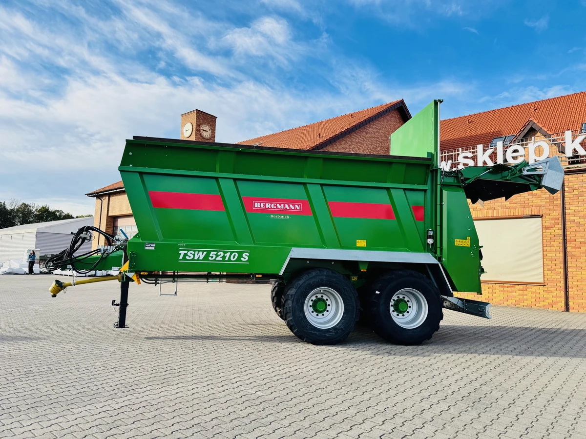 Rozrzutnik uniwersalny obornika i wapna Bergmann TSW 5210 S Firma Korbanek Plac Rozrzutnik uniwersalny obornika i wapna Bergmann TSW 5210 S Firma Korbanek Plac