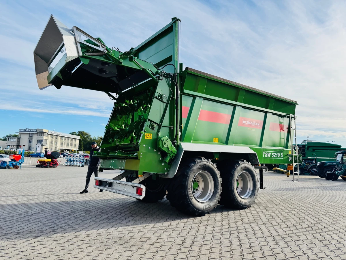 Rozrzutnik uniwersalny obornika i wapna Bergmann TSW 5210 S Firma Korbanek Plac Rozrzutnik uniwersalny obornika i wapna Bergmann TSW 5210 S Firma Korbanek Plac