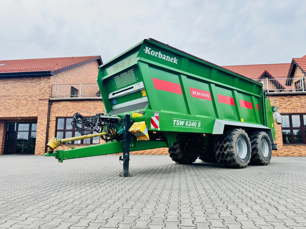 Rozrzutnik uniwersalny do wapna do obornika Bergmann TSW 6240 S Adapter 2-walcowy poziomy plus tarczowy