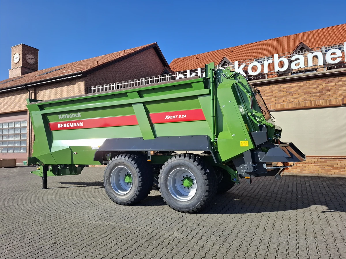 Rozrzutnik precyzyjny do obornika wapna Bergmann XPERT 5.24 Duża pojemność