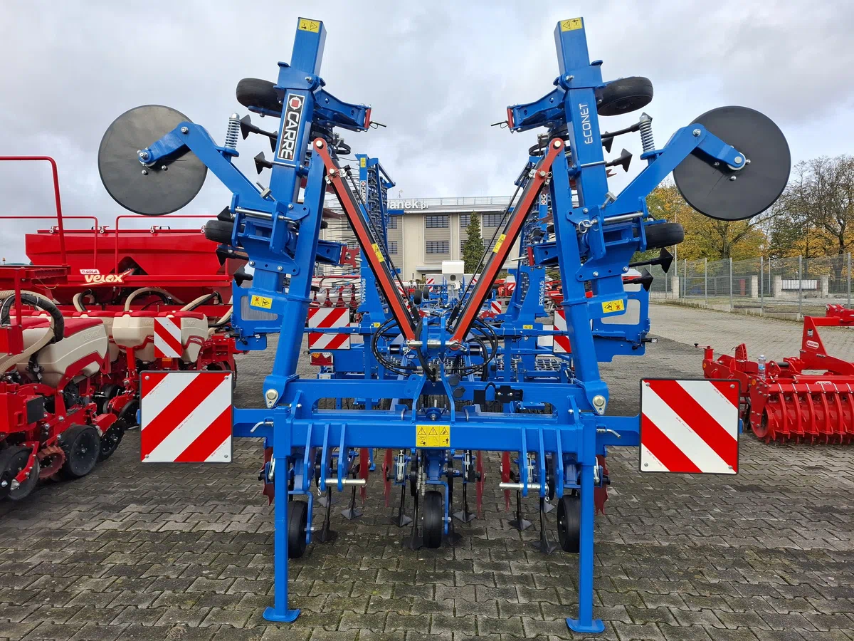 Rama pielnika złożona do pozycji transportowej