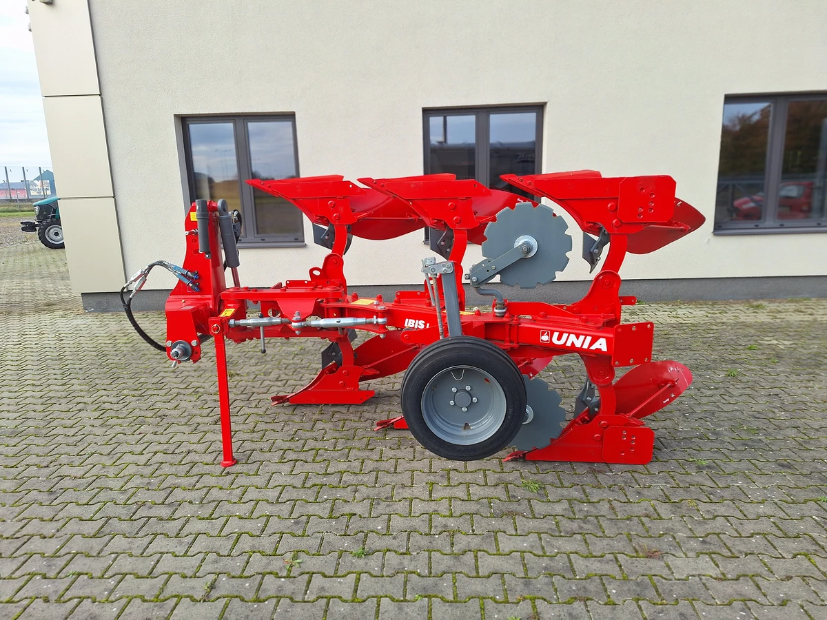 Pług obracalny obrotowy zawieszany unia ibis L 3+ zabezpieczenie śrubowe okazja cenowa plac firma korbanek Pług obracalny obrotowy zawieszany unia ibis L 3+ zabezpieczenie śrubowe okazja cenowa plac firma korbanek