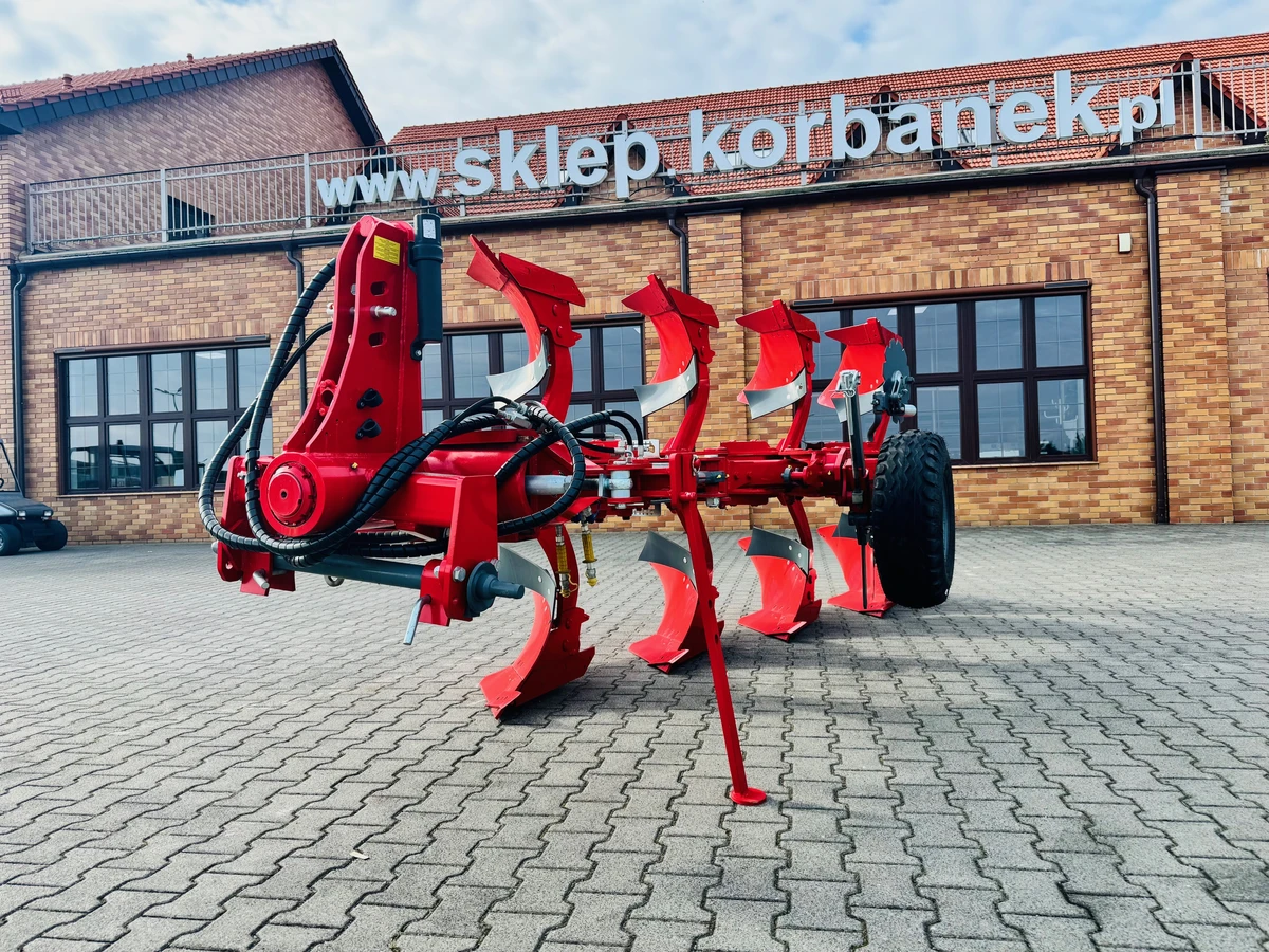 Pług zawieszany obrotowy obracalny Unia IBIS VARIO S 4 plac firma korbanek