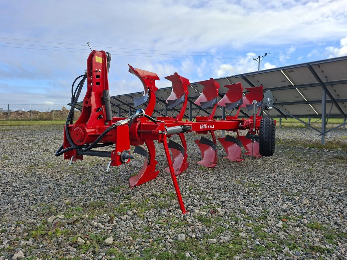 Pług zawieszany obracalny obrotowy Unia Group Ibis XXLS 4+1 zabezpieczenie resorowe non-stop Pług zawieszany obracalny obrotowy Unia Group Ibis XXLS 4+1 zabezpieczenie resorowe non-stop