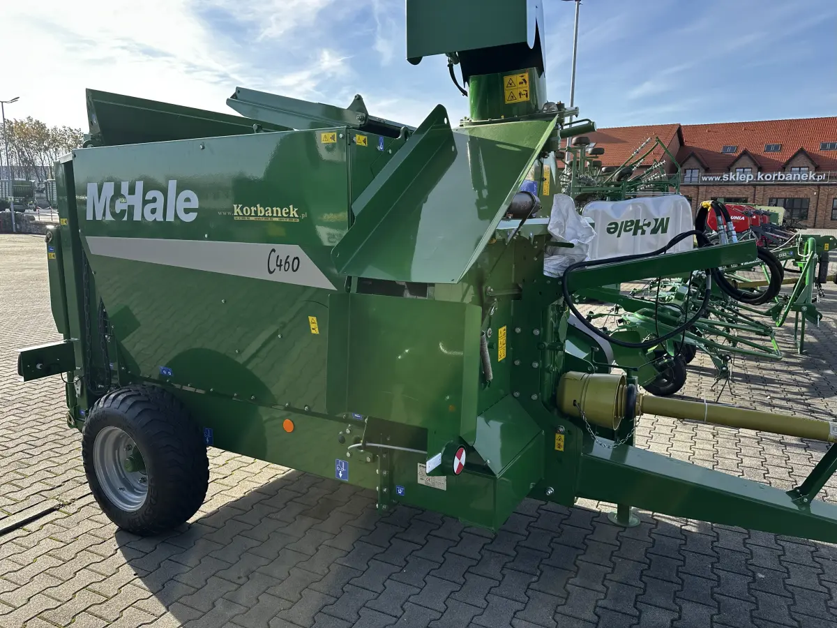 McHale C460 prawy przód Ścielarka McHale C460 prawy przód