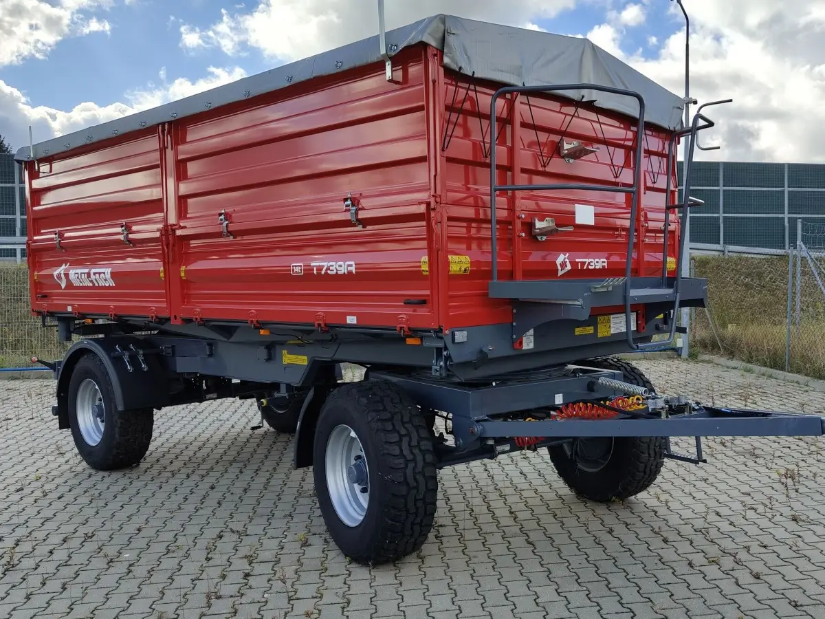 Przyczepa rolnicza Metal-Fach typ T739A o ładowności 14.000 kg